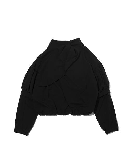 F/CE. （エフシーイー）の「F/CE. TRANSFORM GATHER SHIRT JK / エフシーイー トランスフォーム ギャザー シャツ ジャケット（その他アウター・レディース・ブラック/グレー・SMALL）」の3枚目の写真