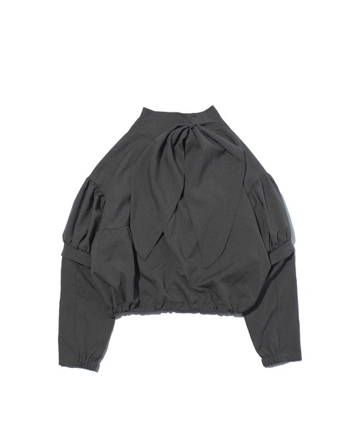 F/CE. （エフシーイー）の「F/CE. TRANSFORM GATHER SHIRT JK / エフシーイー トランスフォーム ギャザー シャツ ジャケット（その他アウター・レディース・ブラック/グレー・SMALL）」の4枚目の写真