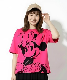 親子お揃い ディズニー WEB限定 BIGフェイスTシャツ 1329A