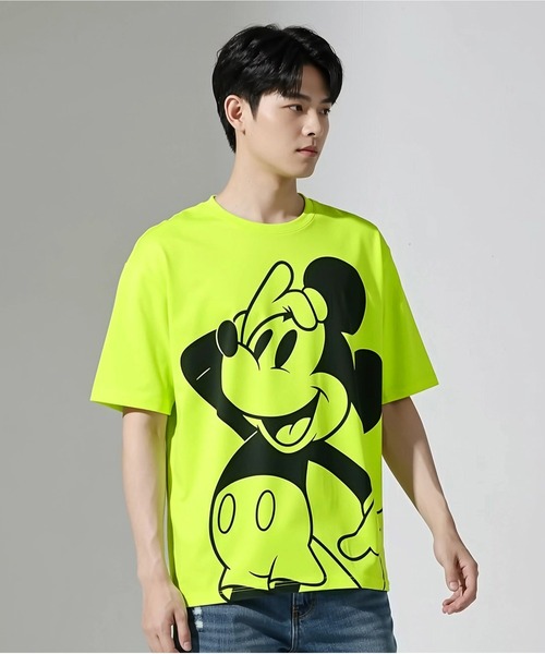 親子お揃い ディズニー WEB限定 BIGフェイスTシャツ 1329A（Tシャツ