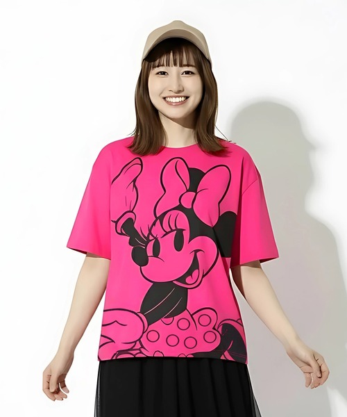 親子お揃い ディズニー WEB限定 BIGフェイスTシャツ 1329A（Tシャツ