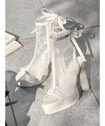 EATME | BACKリボンシアーブーツサンダル(サンダル)