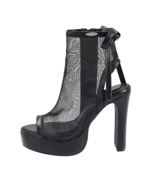 EATME（イートミー）の「BACKリボンシアーブーツサンダル（サンダル・レディース・ブラック/アイボリー・L/M/S）」の13枚目の写真