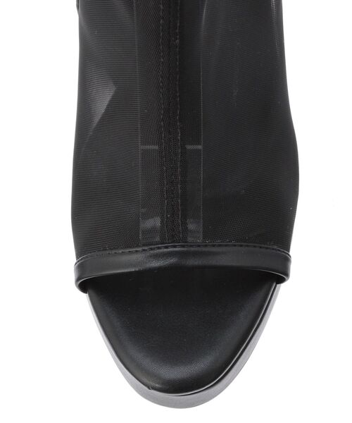 EATME（イートミー）の「BACKリボンシアーブーツサンダル（サンダル・レディース・ブラック/アイボリー・L/M/S）」の16枚目の写真