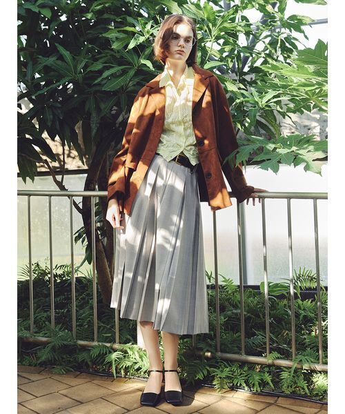 Mila Owen（ミラオーウェン）の「スクエアダブルサルカンベルト（ベルト・レディース・ブラウン/キャメル/シルバー/ゴールド・F）」の20枚目の写真