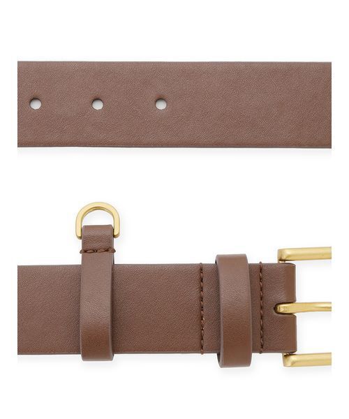 Mila Owen（ミラオーウェン）の「スクエアダブルサルカンベルト（ベルト・レディース・ブラウン/キャメル/シルバー/ゴールド・F）」の17枚目の写真