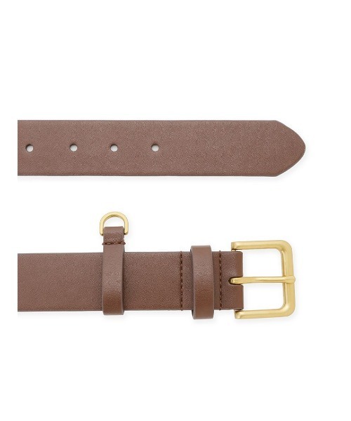 Mila Owen（ミラオーウェン）の「スクエアダブルサルカンベルト（ベルト・レディース・ブラウン/キャメル/シルバー/ゴールド・F）」の7枚目の写真