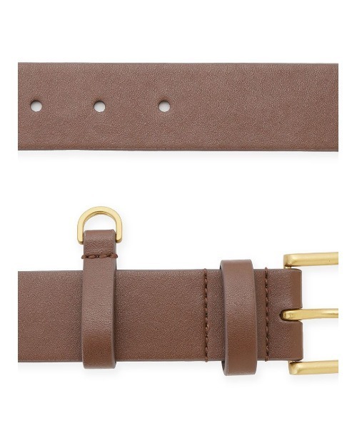 Mila Owen（ミラオーウェン）の「スクエアダブルサルカンベルト（ベルト・レディース・ブラウン/キャメル/シルバー/ゴールド・F）」の8枚目の写真
