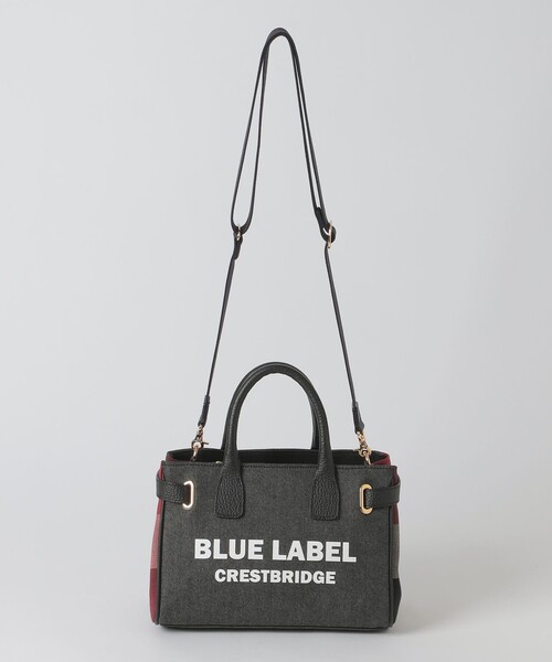 BLUE LABEL CRESTBRIDGE(ブルーレーベルクレストブリッジ)の「ロゴプリントハトメミドルトート(ハンドバッグ・レディース・オフホワイト/ブラック・FREE)」の15枚目の写真