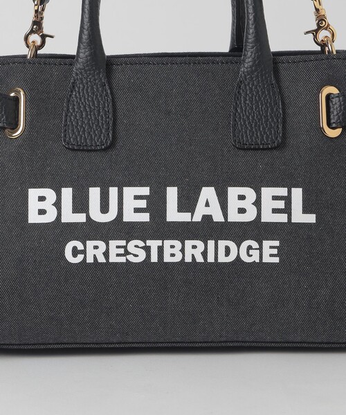 BLUE LABEL CRESTBRIDGE(ブルーレーベルクレストブリッジ)の「ロゴプリントハトメミドルトート(ハンドバッグ・レディース・オフホワイト/ブラック・FREE)」の12枚目の写真