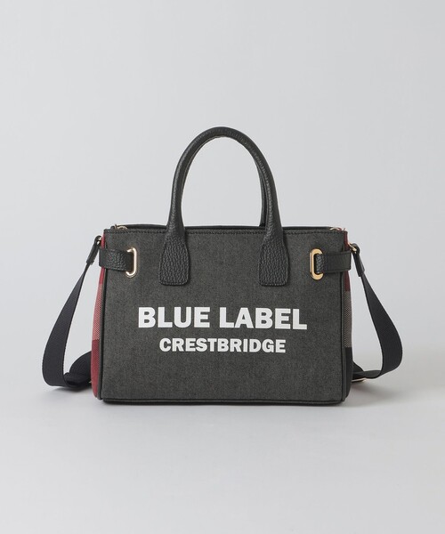 BLUE LABEL CRESTBRIDGE(ブルーレーベルクレストブリッジ)の「ロゴプリントハトメミドルトート(ハンドバッグ・レディース・オフホワイト/ブラック・FREE)」の11枚目の写真