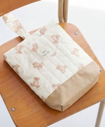 RIO（リオ）の「【撥水・防汚加工】キルトシューズバッグ（トートバッグ）」