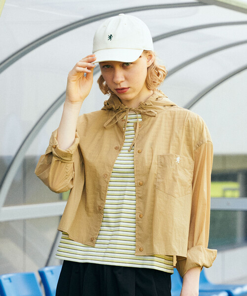 GYMPHLEX(ジムフレックス)の「Gymphlex | コットンチノ 6Pキャップ UNISEX(キャップ・レディース・アイボリー/カーキ/グリーン系その他・F)」の4枚目の写真