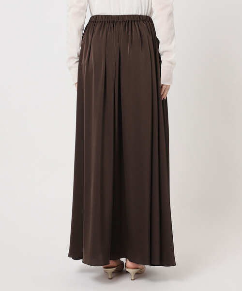plage（プラージュ）の「dull satin gather スカート（スカート・レディース・ブラウン/ライトグレー・38/36/34）」の15枚目の写真