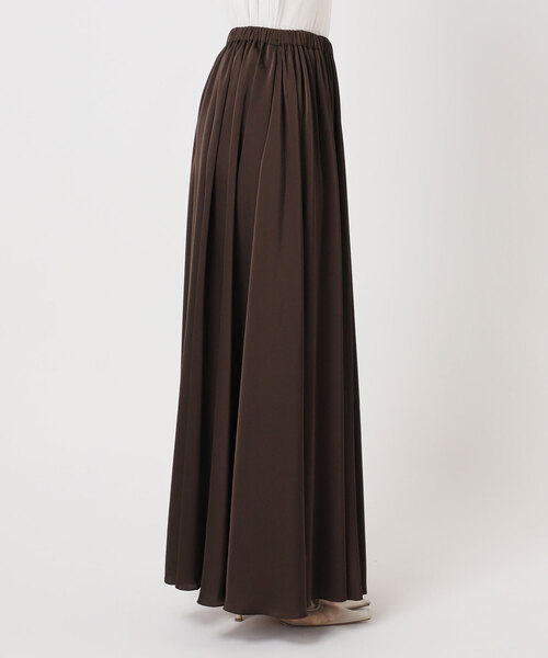 plage（プラージュ）の「dull satin gather スカート（スカート・レディース・ブラウン/ライトグレー・38/36/34）」の16枚目の写真