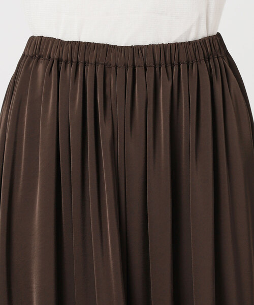 plage（プラージュ）の「dull satin gather スカート（スカート・レディース・ブラウン/ライトグレー・38/36/34）」の17枚目の写真