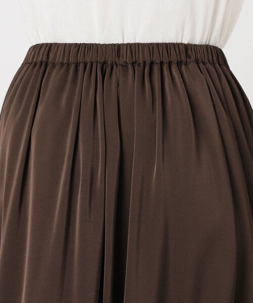 plage（プラージュ）の「dull satin gather スカート（スカート・レディース・ブラウン/ライトグレー・38/36/34）」の18枚目の写真