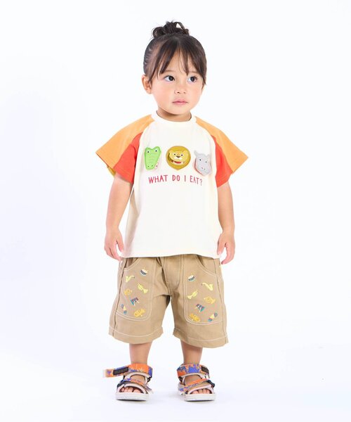 BIT'Z(ビッツ)の「楽器刺繍FUNパンツ(その他パンツ・キッズ・ブルー/ベージュ・120/110/100/95/90/80)」の6枚目の写真