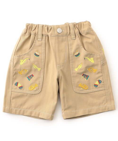 BIT'Z(ビッツ)の「楽器刺繍FUNパンツ(その他パンツ・キッズ・ブルー/ベージュ・120/110/100/95/90/80)」の3枚目の写真