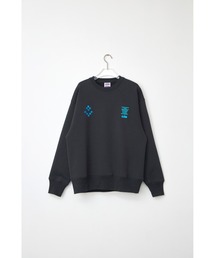 GOAT（ゴート）の「［GOAT］× [uesatsu]  FOILED FLOWER LOGO CREW SWEAT（スウェット）」