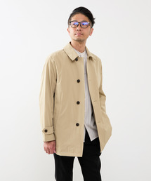 MEN'S MELROSE（メンズメルローズ）の「《WEB限定》4WAYクロスバルカラーコート | 軽量   撥水   ストレッチ   防シワ（ステンカラーコート）」