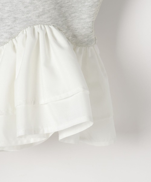 Heather（ヘザー）の「ドッキングフリルスウェット　660891（スウェット・レディース・アイボリー/ネイビー/グレー・FREE）」の5枚目の写真