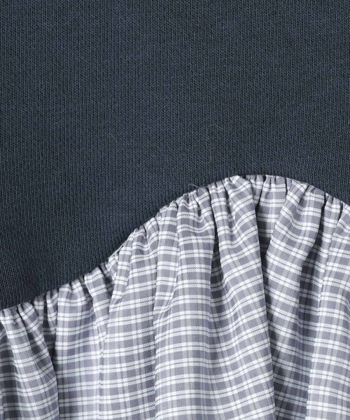 Heather（ヘザー）の「ドッキングフリルスウェット　660891（スウェット・レディース・アイボリー/ネイビー/グレー・FREE）」の8枚目の写真