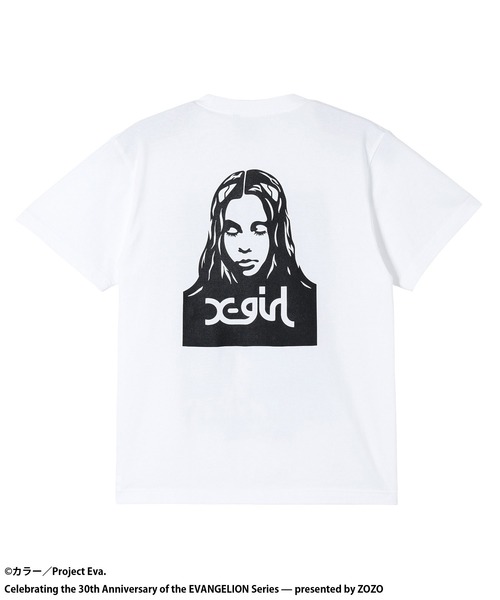 X-girl(エックスガール)の「X-girl × NEON GENESIS EVANGELION S/S TEE(Tシャツ/カットソー・レディース・ブラック/ホワイト・S/M/L/XL)」の3枚目の写真