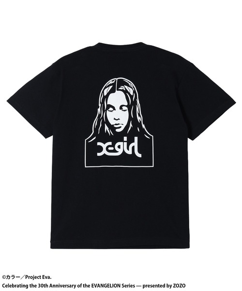 X-girl(エックスガール)の「X-girl × NEON GENESIS EVANGELION S/S TEE(Tシャツ/カットソー・レディース・ブラック/ホワイト・S/M/L/XL)」の4枚目の写真
