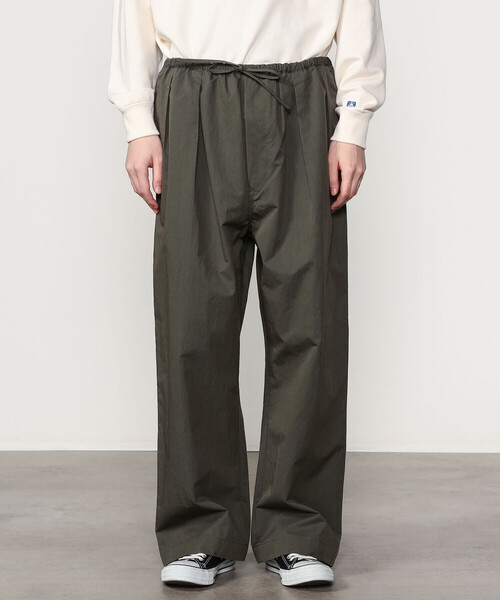 ORCIVAL(オーシバル)の「ORCIVAL | コットンナイロンツイル ワイドイージーパンツ MEN(その他パンツ・メンズ・アイボリー/チャコール/オリーブ・3/4/5)」の11枚目の写真