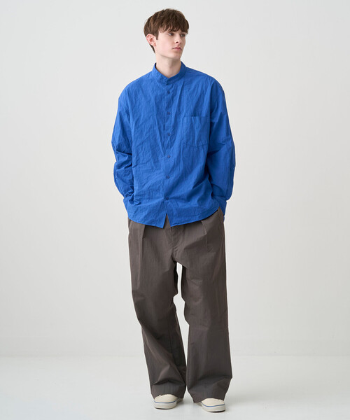 ORCIVAL(オーシバル)の「ORCIVAL | コットンナイロンツイル ワイドイージーパンツ MEN(その他パンツ・メンズ・アイボリー/チャコール/オリーブ・3/4/5)」の17枚目の写真