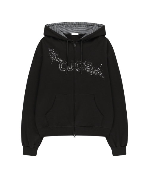 OJOS（オホス）の「Hotfix Logo Hoodie Zip-up / Black（パーカー・メンズ・その他・1/2）」の2枚目の写真