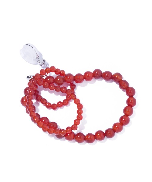 IRIS47（イリスフォーセブン）の「【IRIS 47】fabiana red agate earring/ファビアナ レッドアゲート イヤリング（イヤリング・レディース・レッド系その他・FREE）」の4枚目の写真