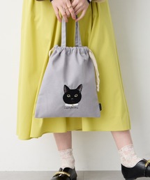 アトリエ・ポピン猫刺しゅう2WAY手さげバック