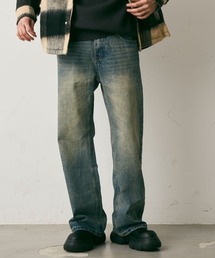 Vintage Like Straight Denim Pants / ビンテージライクストレートデニムパンツ