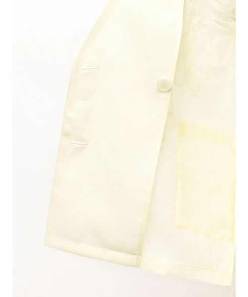 MERCURYDUO（マーキュリーデュオ）の「フラワーエンブロイダリーシアージャケット（テーラードジャケット・レディース・イエロー/グレー・FREE）」の12枚目の写真
