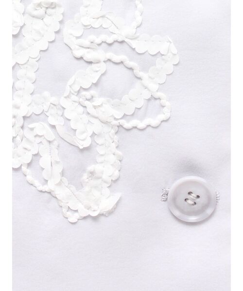 MERCURYDUO（マーキュリーデュオ）の「フラワーエンブロイダリーシアージャケット（テーラードジャケット・レディース・イエロー/グレー・FREE）」の16枚目の写真