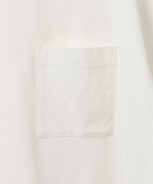 GLOBAL WORK(グローバルワーク)の「サラサラ快適DRYポケットTシャツ/636404(Tシャツ/カットソー・メンズ・ホワイト/アイボリー/オリーブ/ブラック/ブラウン・SMALL/X-LARGE/LARGE/MEDIUM)」の8枚目の写真