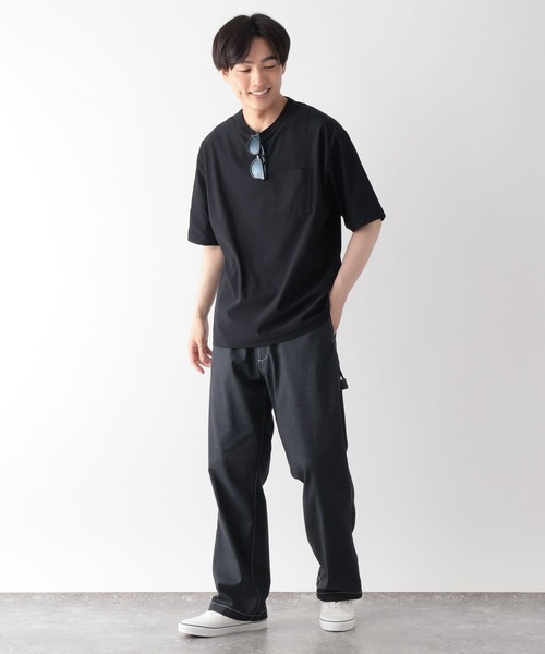 サラサラ快適DRYポケットTシャツ/636404（Tシャツ/カットソー