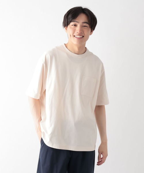 サラサラ快適DRYポケットTシャツ/636404（Tシャツ/カットソー