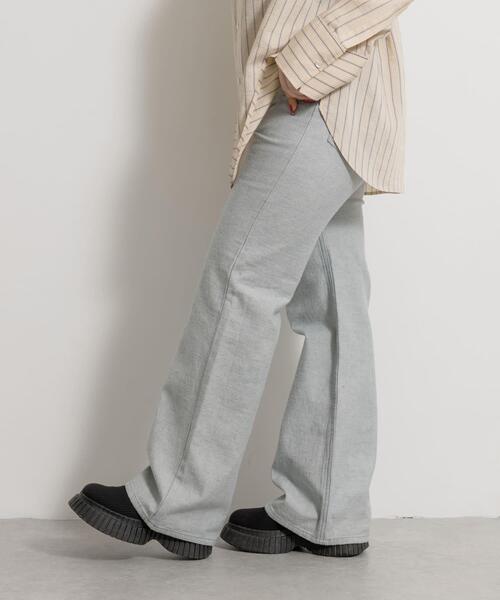 THE GOODLAND MARKET(ザグッドランドマーケット)の「ザ グッドランド マーケット RE DENIM SEMI FLARE PANTS(デニムパンツ・レディース・ライトインディゴブルー・4/3/2/1)」の22枚目の写真