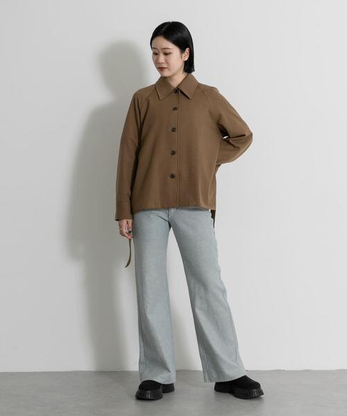 THE GOODLAND MARKET(ザグッドランドマーケット)の「ザ グッドランド マーケット RE DENIM SEMI FLARE PANTS(デニムパンツ・レディース・ライトインディゴブルー・4/3/2/1)」の17枚目の写真