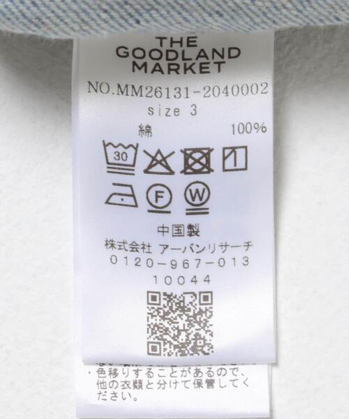 THE GOODLAND MARKET(ザグッドランドマーケット)の「ザ グッドランド マーケット RE DENIM SEMI FLARE PANTS(デニムパンツ・レディース・ライトインディゴブルー・4/3/2/1)」の5枚目の写真