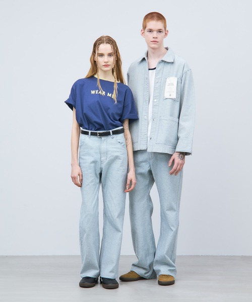 THE GOODLAND MARKET（ザグッドランドマーケット）の「ザ グッドランド マーケット　RE DENIM SEMI FLARE PANTS（デニムパンツ・レディース・ライトインディゴブルー・4/3/2/1）」の15枚目の写真