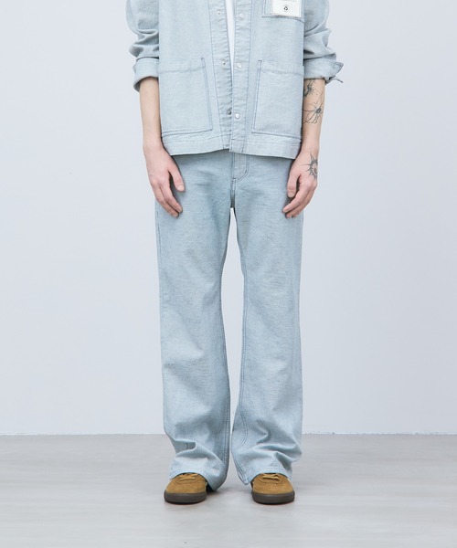 THE GOODLAND MARKET（ザグッドランドマーケット）の「ザ グッドランド マーケット　RE DENIM SEMI FLARE PANTS（デニムパンツ・レディース・ライトインディゴブルー・4/3/2/1）」の21枚目の写真