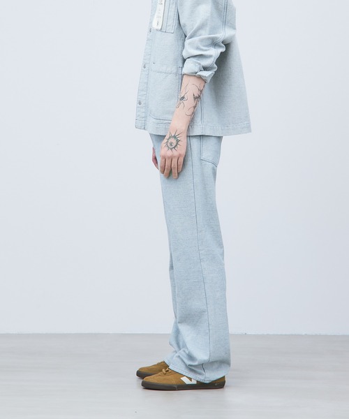 THE GOODLAND MARKET（ザグッドランドマーケット）の「ザ グッドランド マーケット　RE DENIM SEMI FLARE PANTS（デニムパンツ・レディース・ライトインディゴブルー・4/3/2/1）」の22枚目の写真