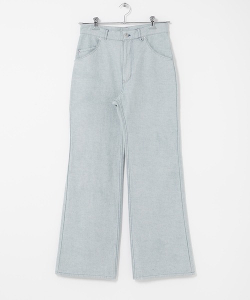 THE GOODLAND MARKET（ザグッドランドマーケット）の「ザ グッドランド マーケット　RE DENIM SEMI FLARE PANTS（デニムパンツ・レディース・ライトインディゴブルー・4/3/2/1）」の11枚目の写真