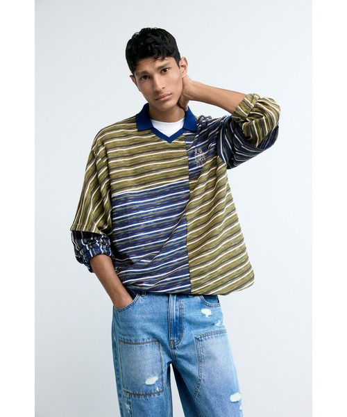 Desigual(デシグアル)の「ダメージ デニム パンツ / ストレートカット(デニムパンツ・メンズ・ブルー・S/M/XS/L/XXL)」の5枚目の写真