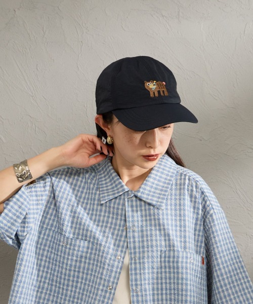 halo commodity（ハロ　コモディティー）の「【WEB限定】[HALO COMMODITY/ハロコモディティー] KUMA 刺繍6パネルキャップ（キャップ・レディース・キナリ/グレー/ブラック・F）」の12枚目の写真