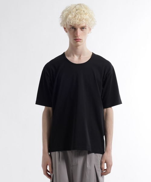 HARE（ハレ）の「【接触冷感】ユルネックBASICカット(HARE)（Tシャツ/カットソー・メンズ・ホワイト/ブラック/グレー/ブルー・SMALL/MEDIUM）」の16枚目の写真